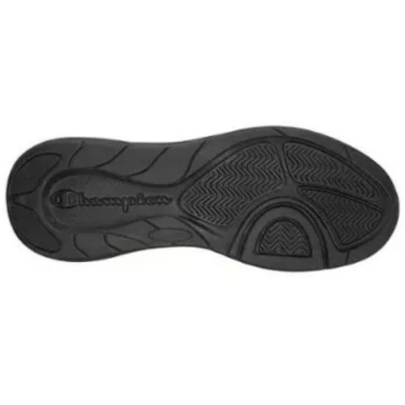 Champion Legend Mid Triple Black Slip On Athletic Sports Gym Shoes Sneakers - Picture 5 of 5